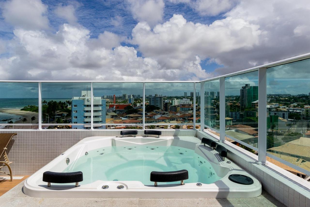 Apartamento 802 Nascente Luxuoso Vista Mar Vaga Privativa Salvador Exterior foto